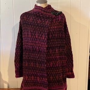 Rachel Rachel Roy Women's Purple and Black Sweater Heavy